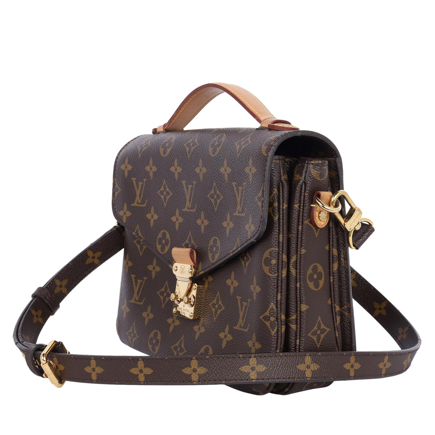 Women's Louis Vuitton Pochette Métis Monogram Brown