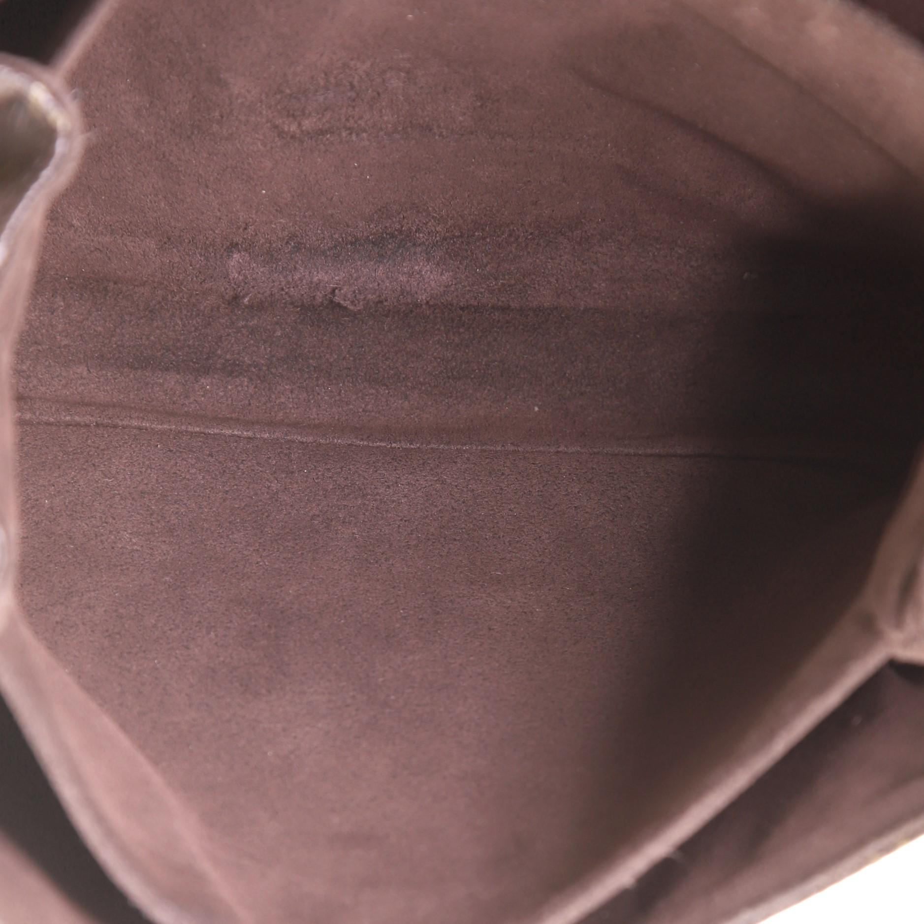 Black Louis Vuitton Pochette Metis Monogram Canvas