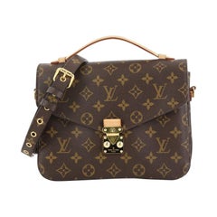 NEW Louis Vuitton Pochette Metis Monogram Canvas Hand Bag with Strap at  1stDibs