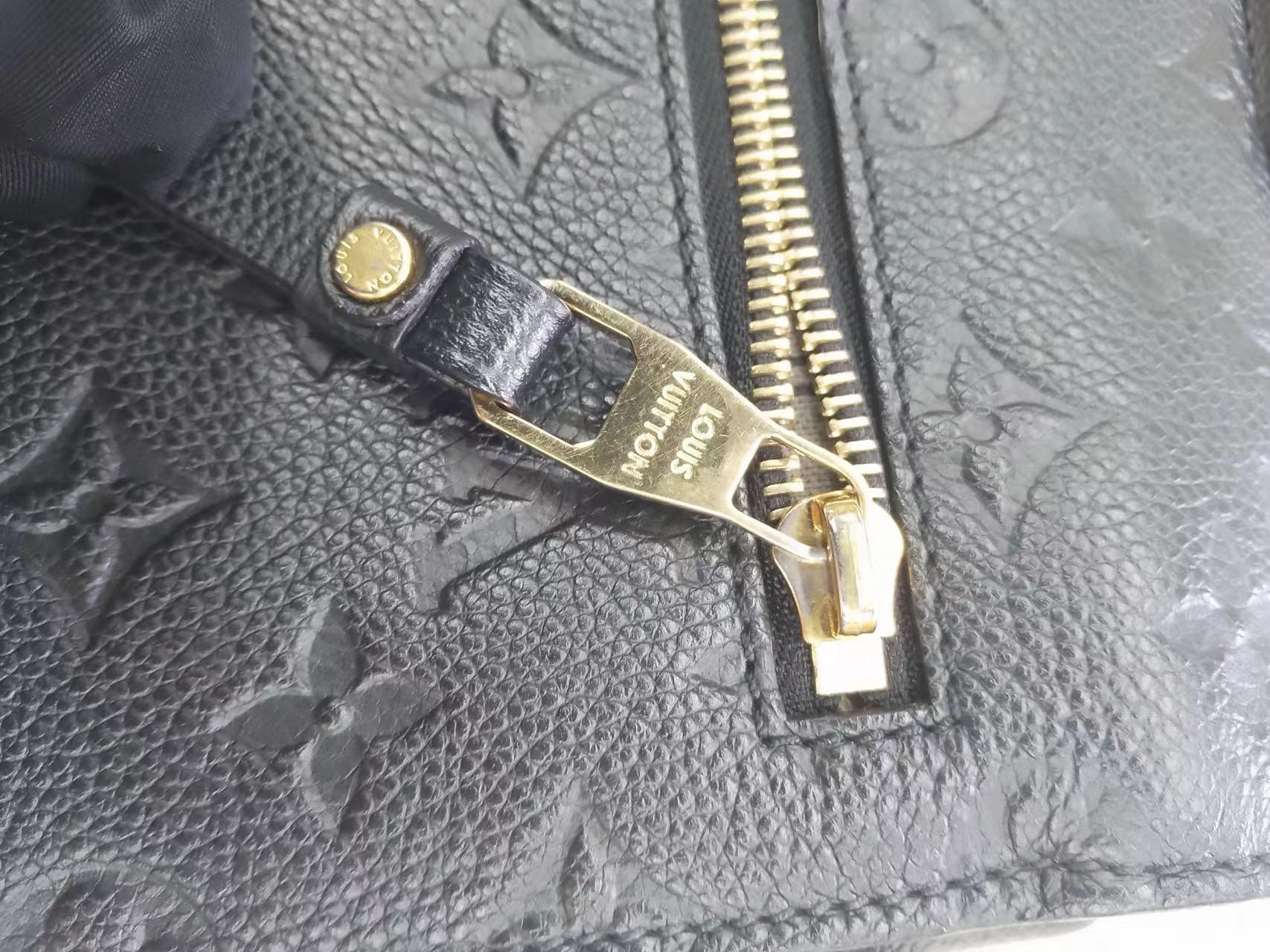 Louis Vuitton Pochette Mètis Monogram Empreinte Leather Black 7