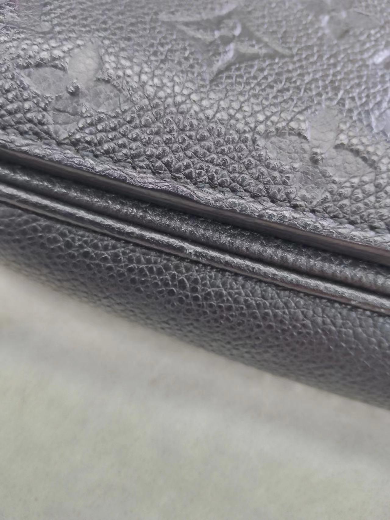 Louis Vuitton Pochette Mètis Monogram Empreinte Leather Black 9