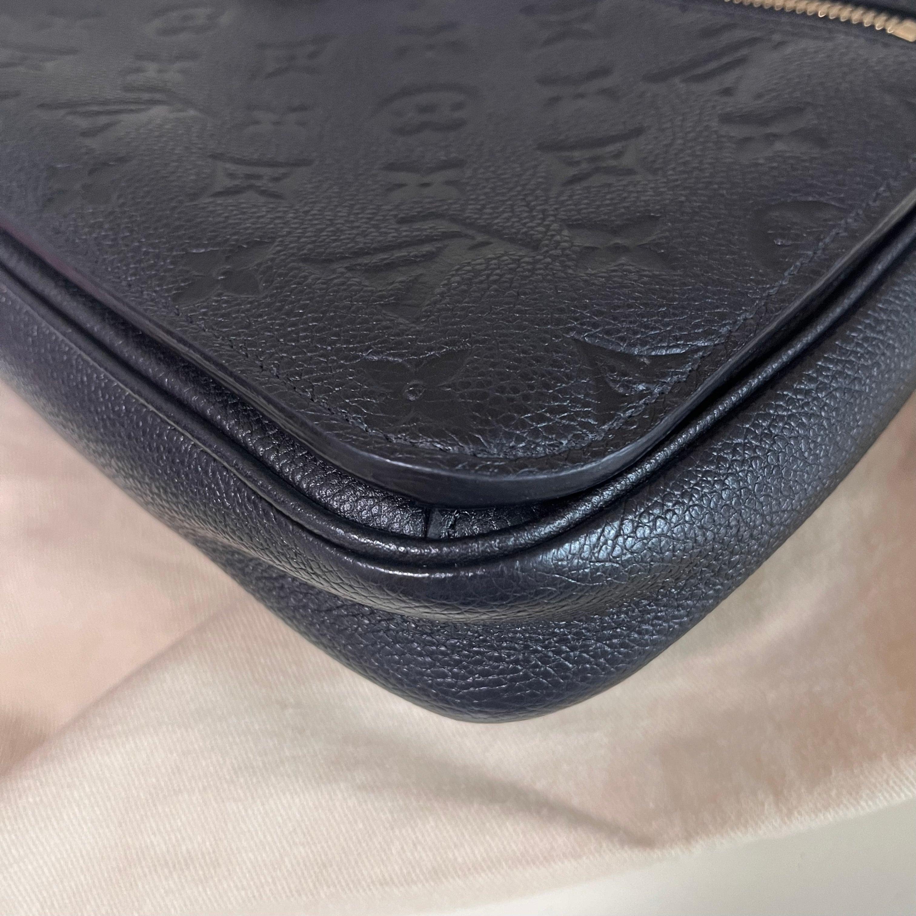 Louis Vuitton Pochette Mètis Monogram Empreinte Leather Black 12