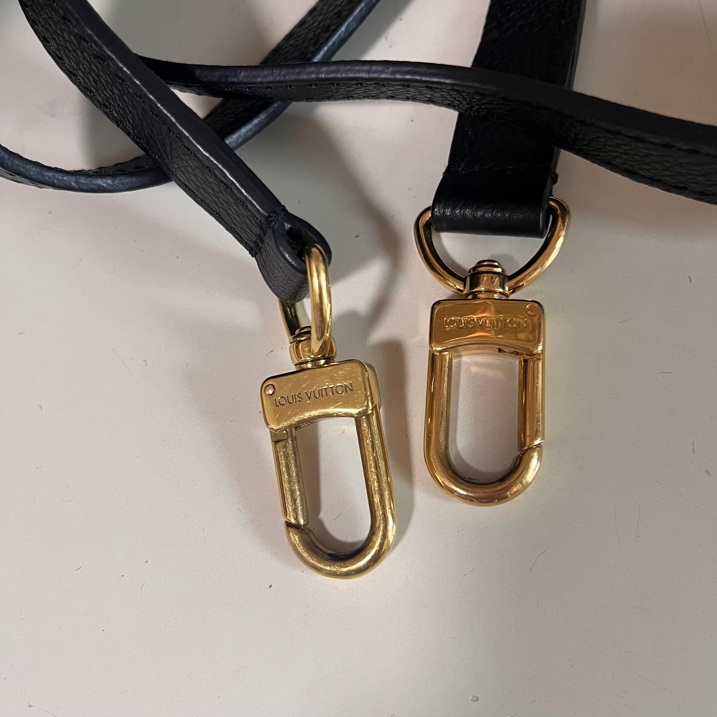 Louis Vuitton Pochette Métis Monogram Empreinte Leather Black 15