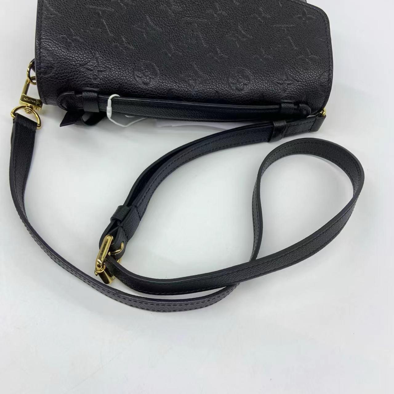 Louis Vuitton Pochette Mètis Monogram Empreinte Leather Black 3