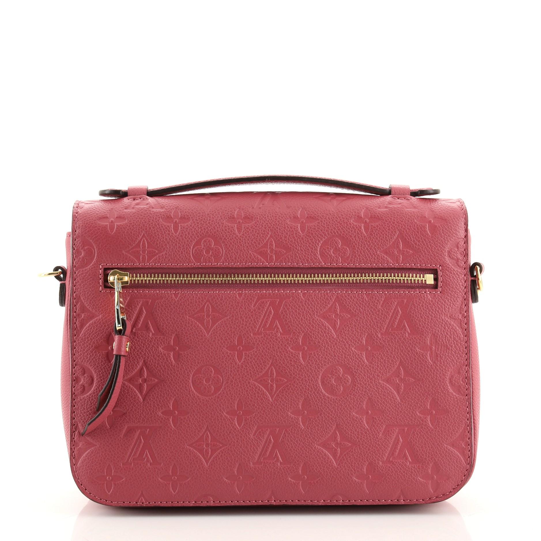 Louis Vuitton Pochette Metis Monogrammiertes Empreinte-Leder im Zustand „Gut“ in NY, NY