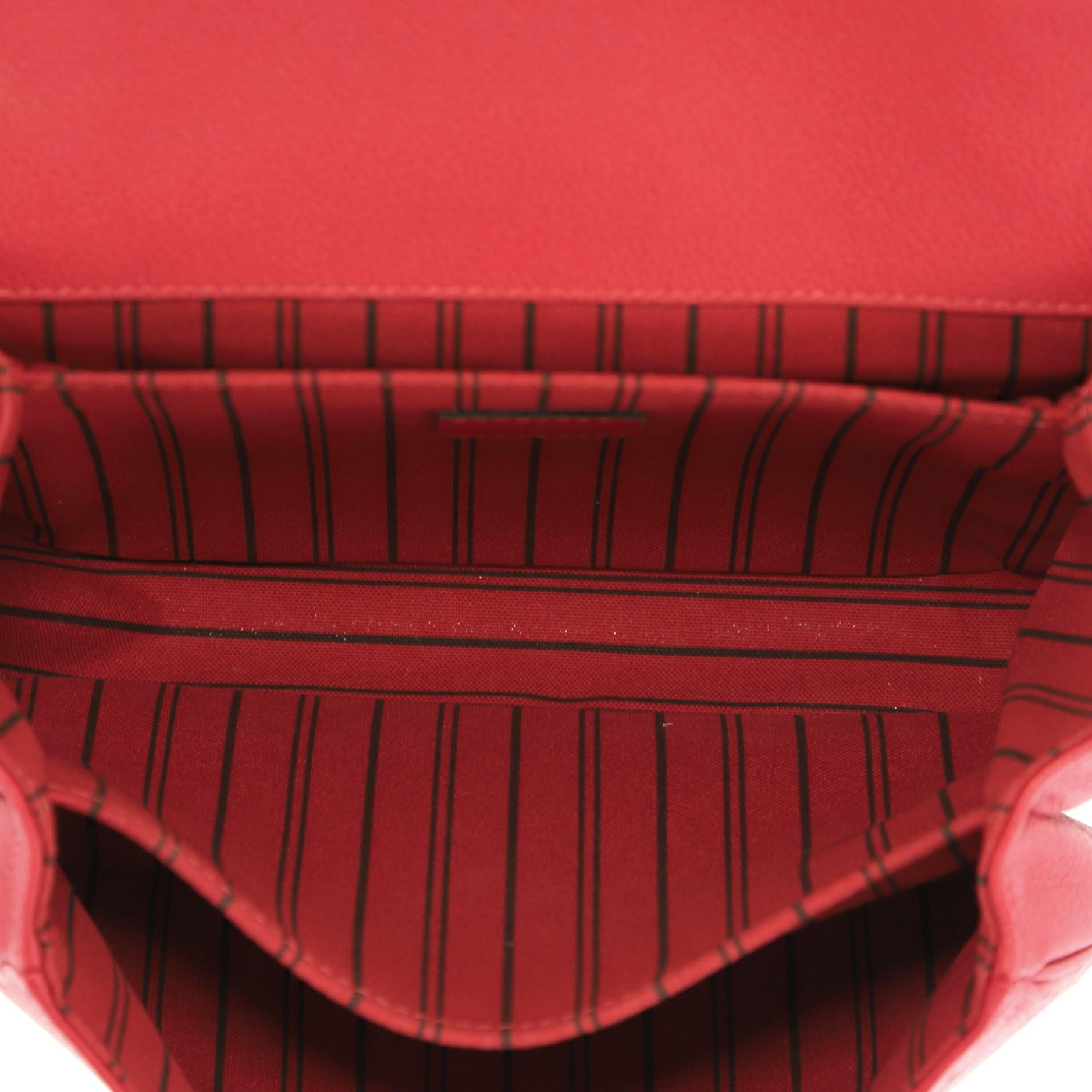Women's Louis Vuitton Pochette Metis Monogram Empreinte Leather
