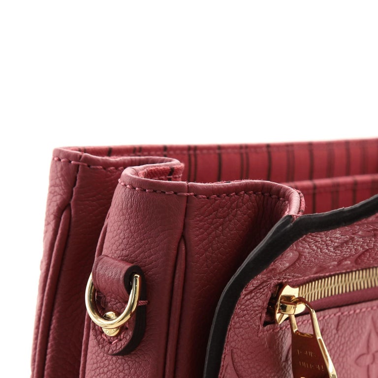 Louis Vuitton Taupe Monogram Empreinte Leather Pochette Metis Bag Louis  Vuitton