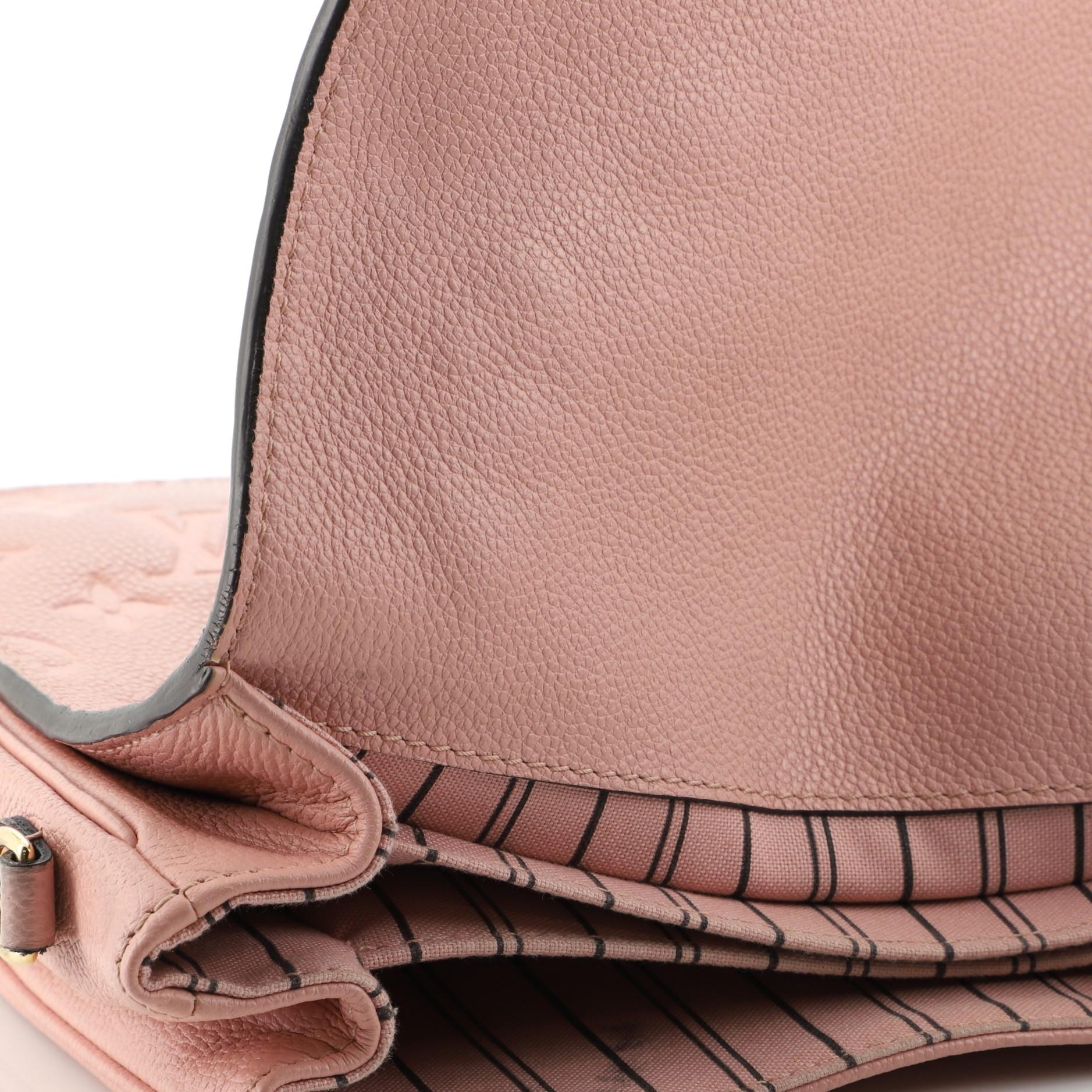 Louis Vuitton Pochette Metis Monogram Empreinte Leather In Fair Condition In NY, NY