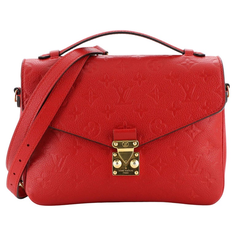 Louis Vuitton Pochette Metis Monogram Empreinte Leather For Sale at 1stDibs