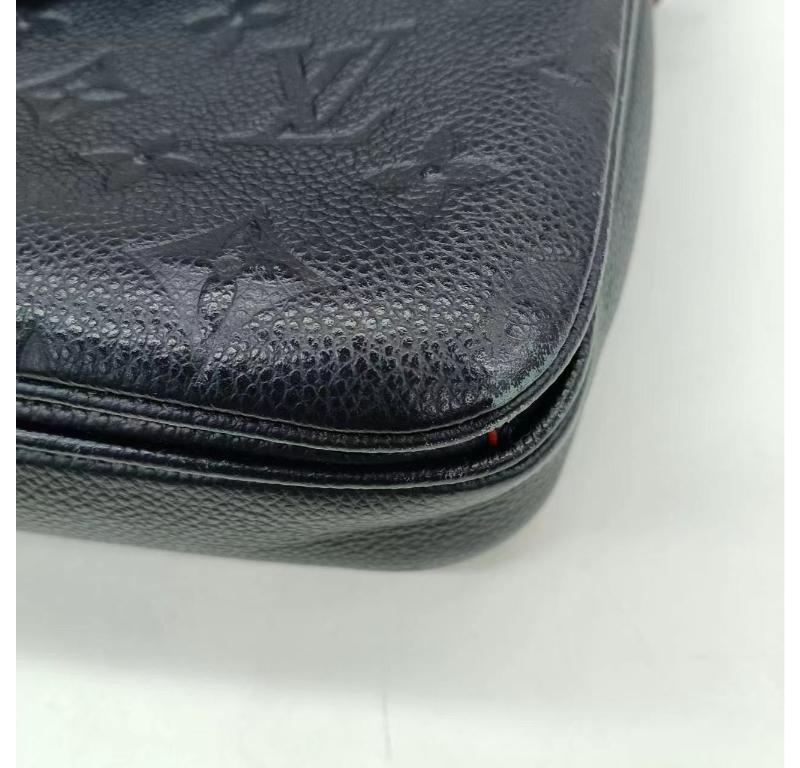 Louis Vuitton Pochette Métis Monogram Empreinte Leather Navy 7
