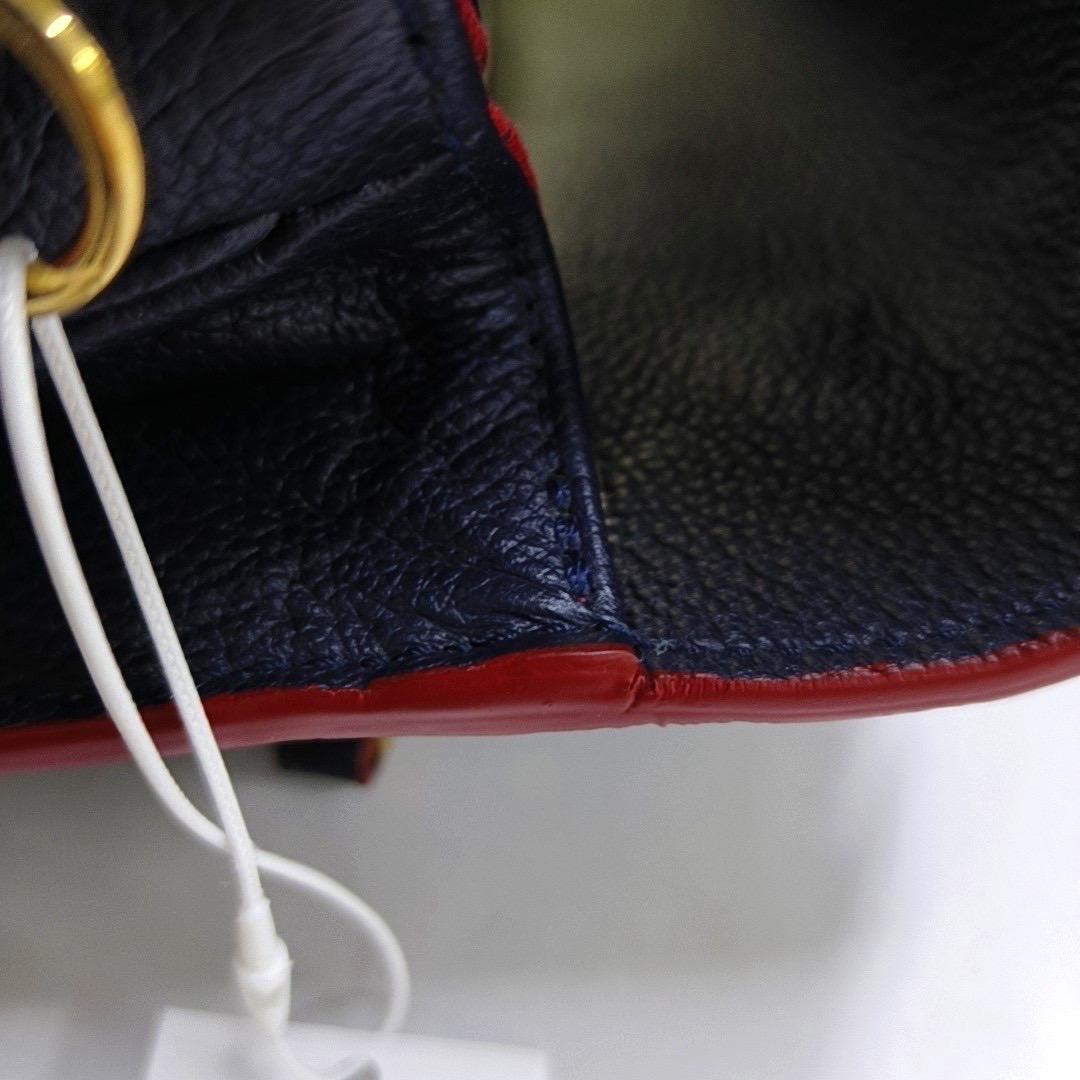 Louis Vuitton Pochette Métis Monogram Empreinte Leather Navy For Sale 2