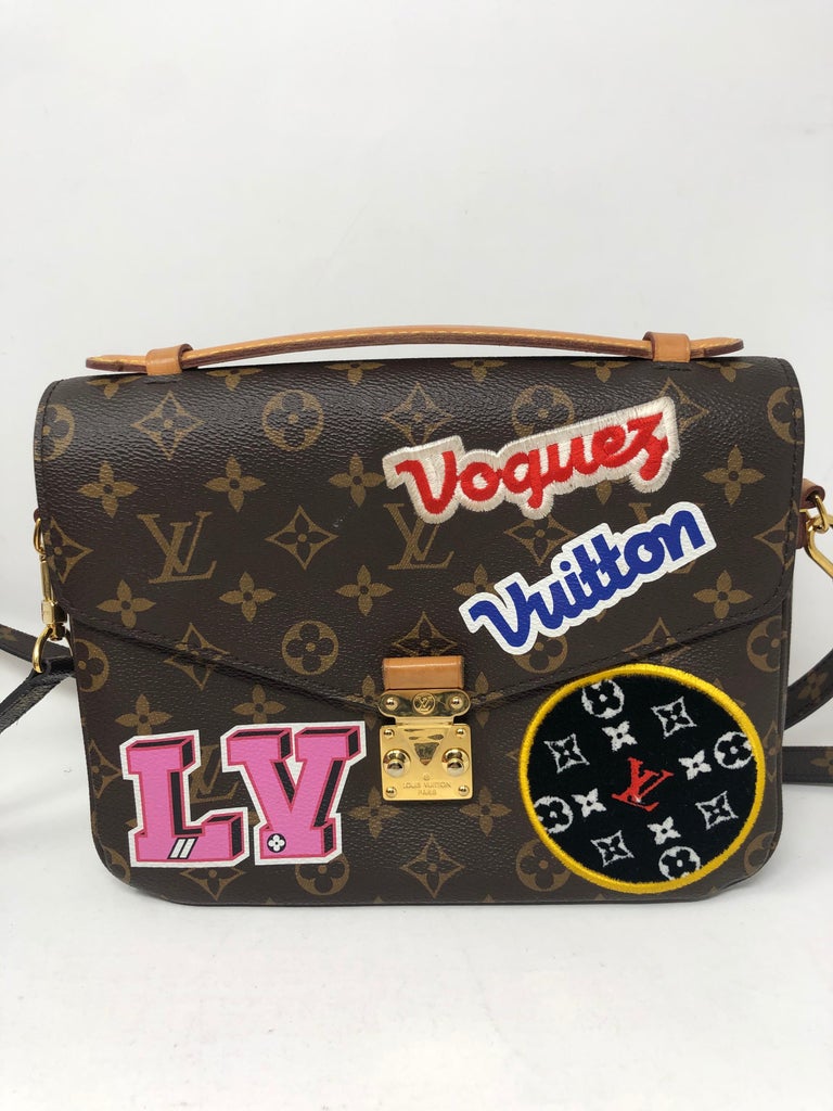 Louis Vuitton Felicie Pochette Limited Edition Patches Damier at 1stDibs