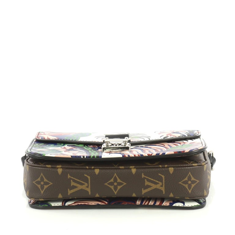 Louis Vuitton Pochette Metis Printed Epi Leather with Monogram Canvas Mini For Sale at 1stdibs