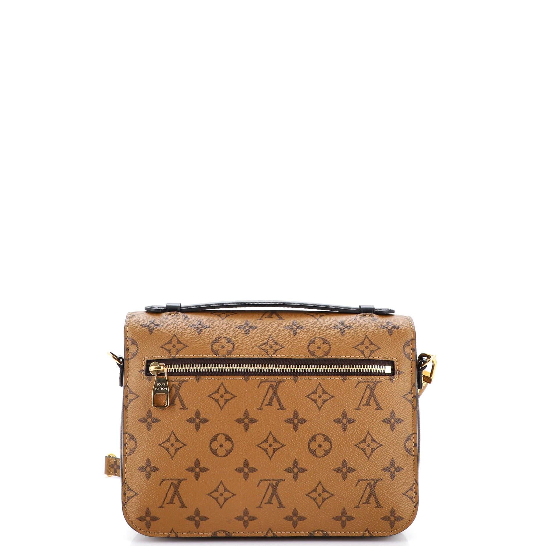 Louis Vuitton Pochette Metis Reverse Monogram Canvas In Good Condition In NY, NY