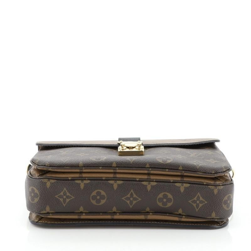 Louis Vuitton Pochette Metis Reverse Monogram Canvas  In Good Condition In NY, NY