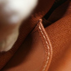 Louis Vuitton Pochette Monogram Cite 870015 Brown Coated Canvas Shoulder Bag