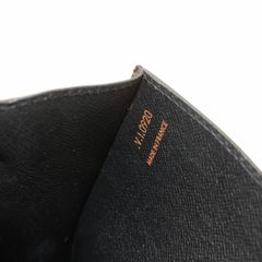 Louis Vuitton Pochette Noir Art Deco Envelope 868802 Black Leather Clutch