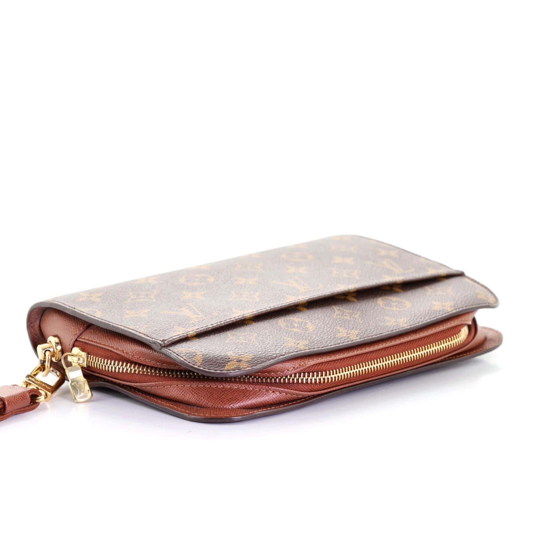 Black Louis Vuitton Pochette Orsay Monogram Canvas