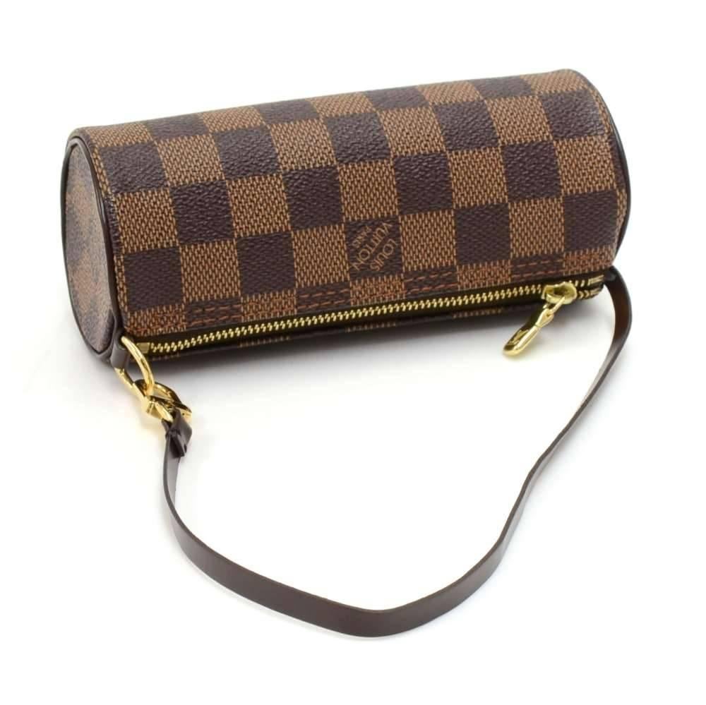 Louis Vuitton Pochette Papillon Ebene Damier Canvas Pouch 1