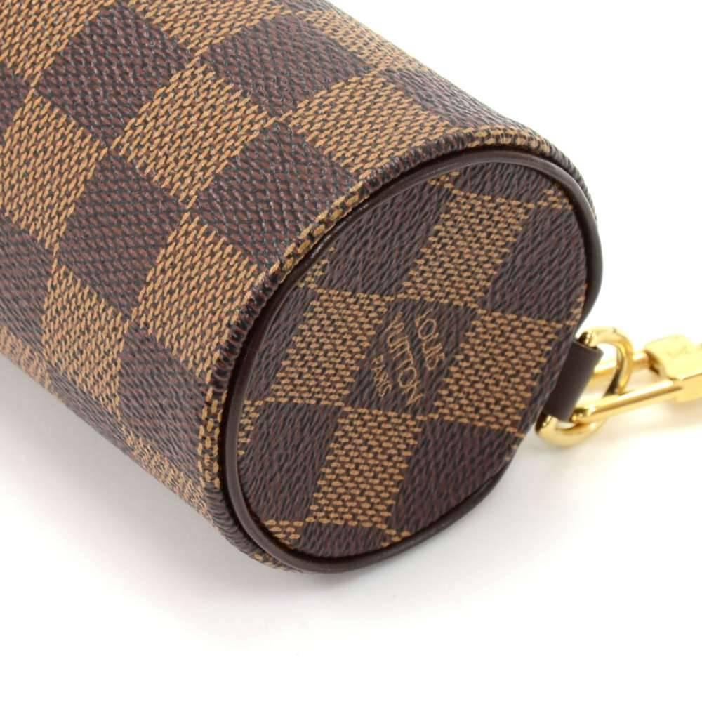 Louis Vuitton Pochette Papillon Ebene Damier Canvas Pouch 2