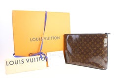 Louis Vuitton Pochette (Runway) Monogram Glaze Cosmos 1lz0828 Brown clutch