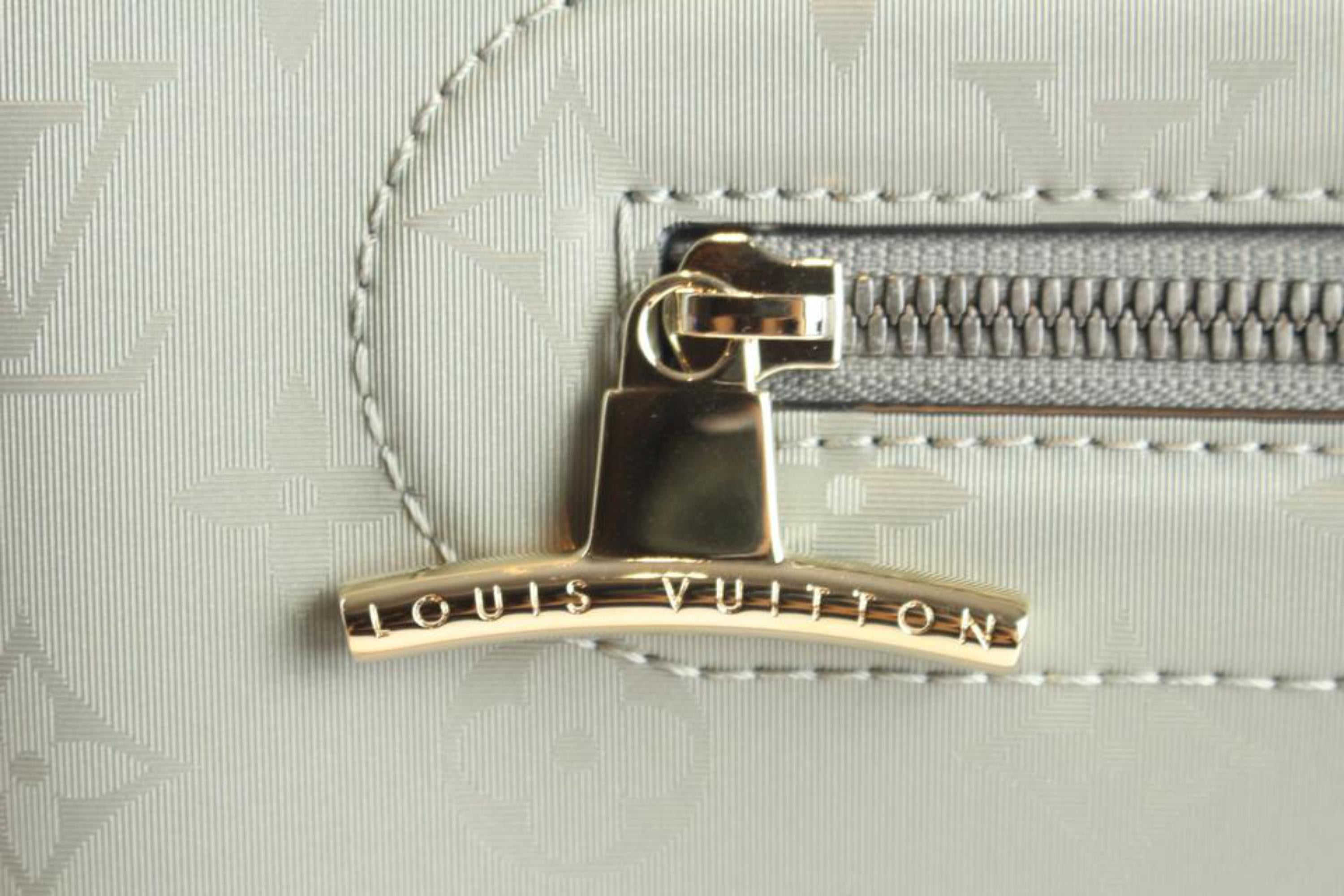 Louis Vuitton Pochette (Runway) Monogram Titanium Cosmos 2lz0828 Grey clutch For Sale 4