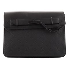 Louis Vuitton Pochette Steamer Monogram Taurillon Leather