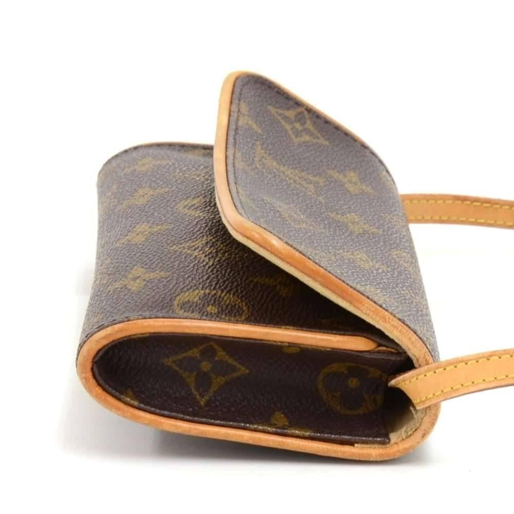 Brown Louis Vuitton Pochette Twin PM Monogram Canvas Shoulder Bag
