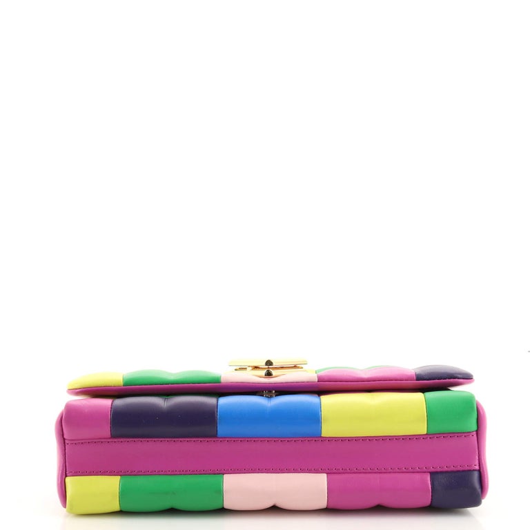 Louis Vuitton Pochette Twist Handbag Multicolor Patchwork Lambskin East  West at 1stDibs