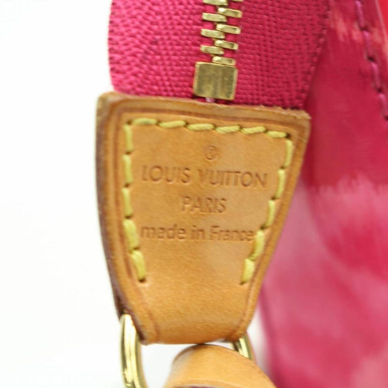 Louis Vuitton Pochette Vernis Ikat Nm Rose Velours 868290 Shoulder Bag For  Sale at 1stDibs