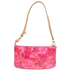 Louis Vuitton Pochette Vernis Ikat Nm Rose Velours 868290 Shoulder Bag
