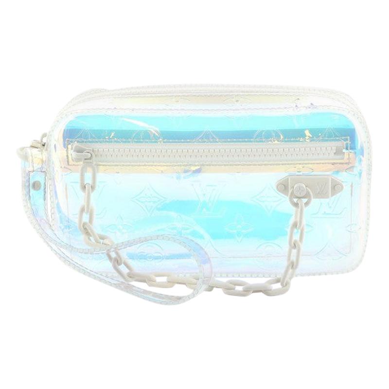 Louis Vuitton Pochette Volga Limited Edition Monogram Prism PVC