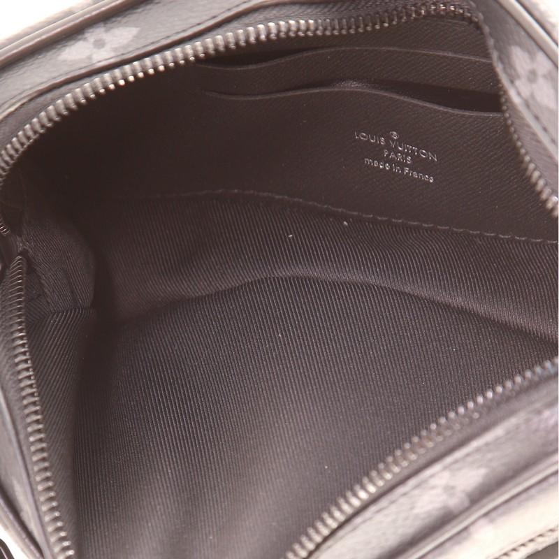 Women's or Men's Louis Vuitton Pochette Volga Monogram Eclipse Canvas