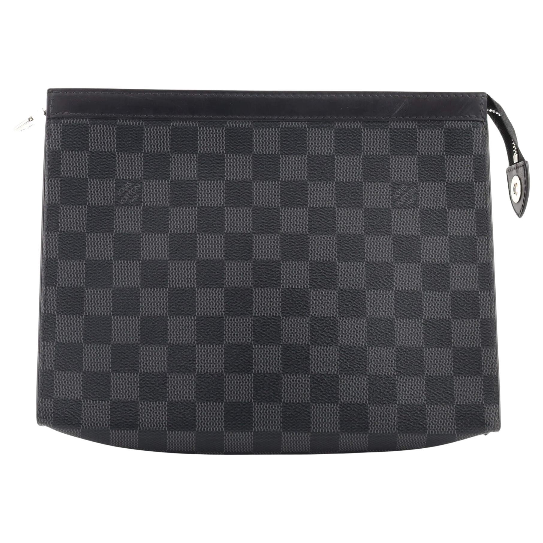 Louis Vuitton Voyage Pochette Monogram Galaxy MM Black Multicolor