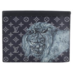 Louis Vuitton Pochette Voyage Limited Edition Chapman Savane Monogram Canvas MM