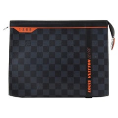 Louis Vuitton Pochette Voyage Limited Edition Damier Cobalt Race MM
