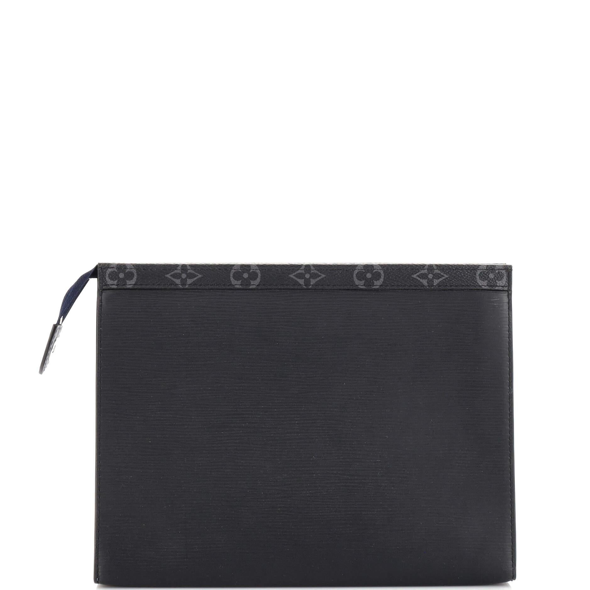 Louis Vuitton Pochette Voyage Limited Edition Eclipse Epi Leather MM In Good Condition In NY, NY