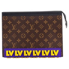 Louis Vuitton Pochette Voyage Limited Edition LV Rubber Monogram Canvas MM