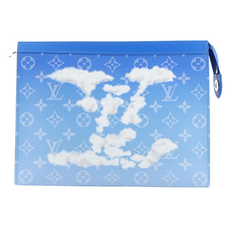 blue monogram clouds