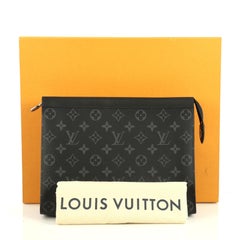 Louis Vuitton Pochette Voyage Monogram Eclipse Canvas MM
