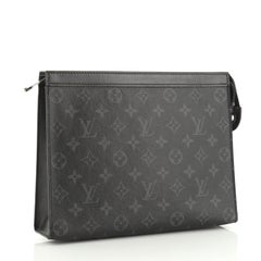 Louis Vuitton Pochette Voyage Monogram Eclipse Canvas MM
