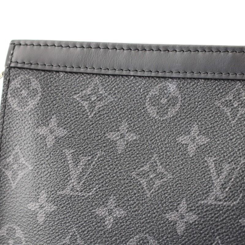 Black Louis Vuitton Pochette Voyage Monogram Eclipse Canvas MM