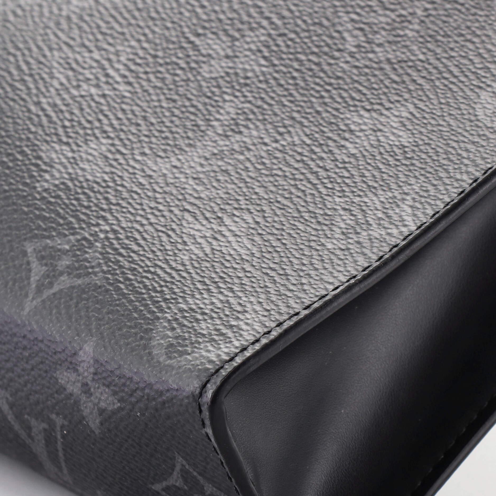 Louis Vuitton Pochette Voyage Monogram Eclipse Canvas MM 1