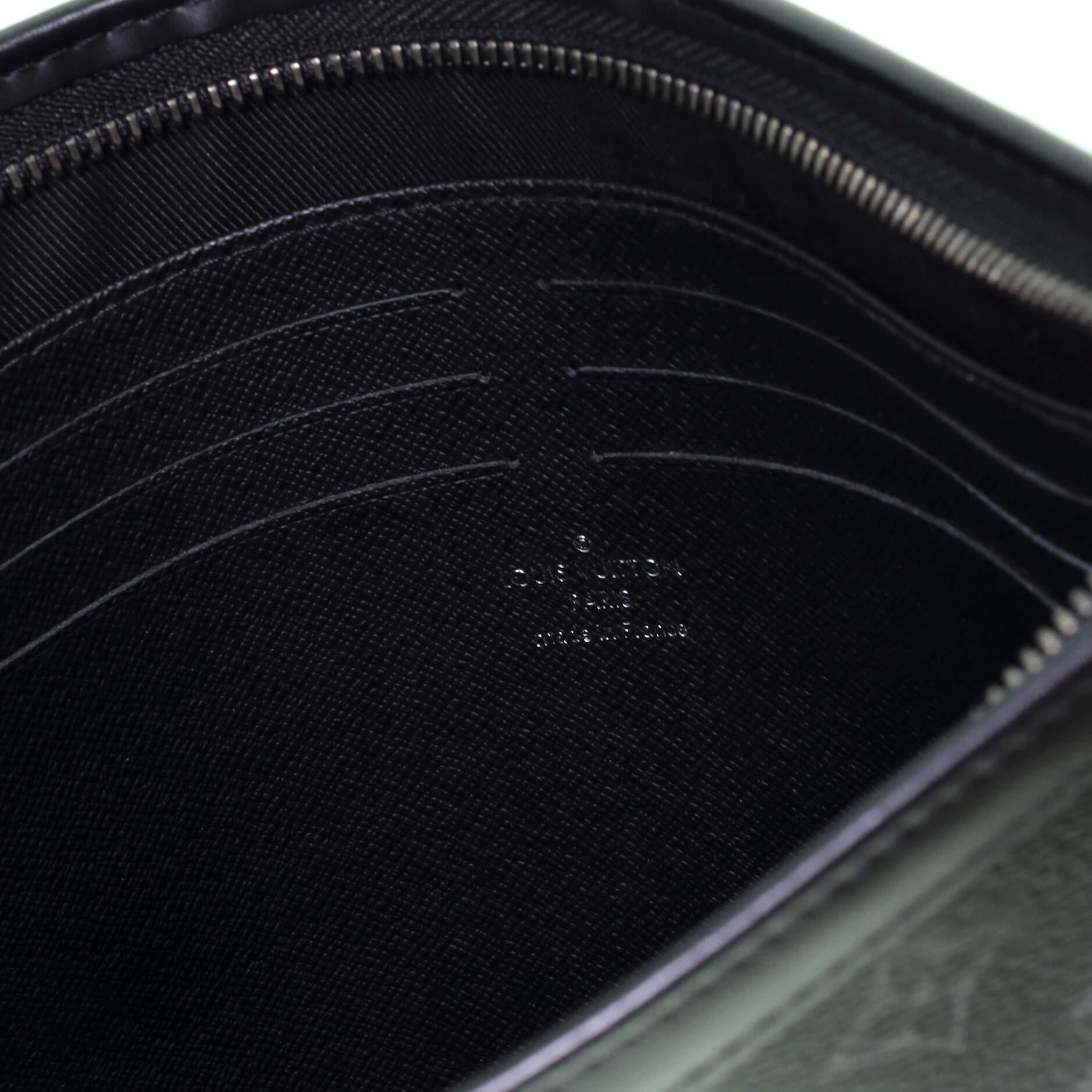 Louis Vuitton Pochette Voyage Monogram Eclipse Canvas MM 2