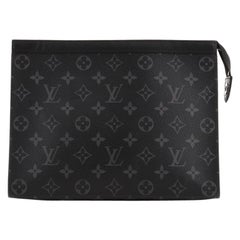 Louis Vuitton Pochette Voyage Monogram Eclipse Canvas MM
