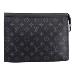 Louis Vuitton Pochette Voyage Monogram Eclipse Canvas MM