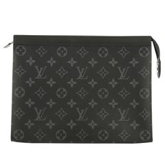 Louis Vuitton Pochette Voyage Monogram Eclipse Canvas MM