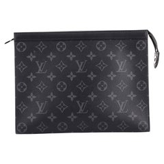 Louis Vuitton Pochette Voyage Monogram Eclipse Canvas MM