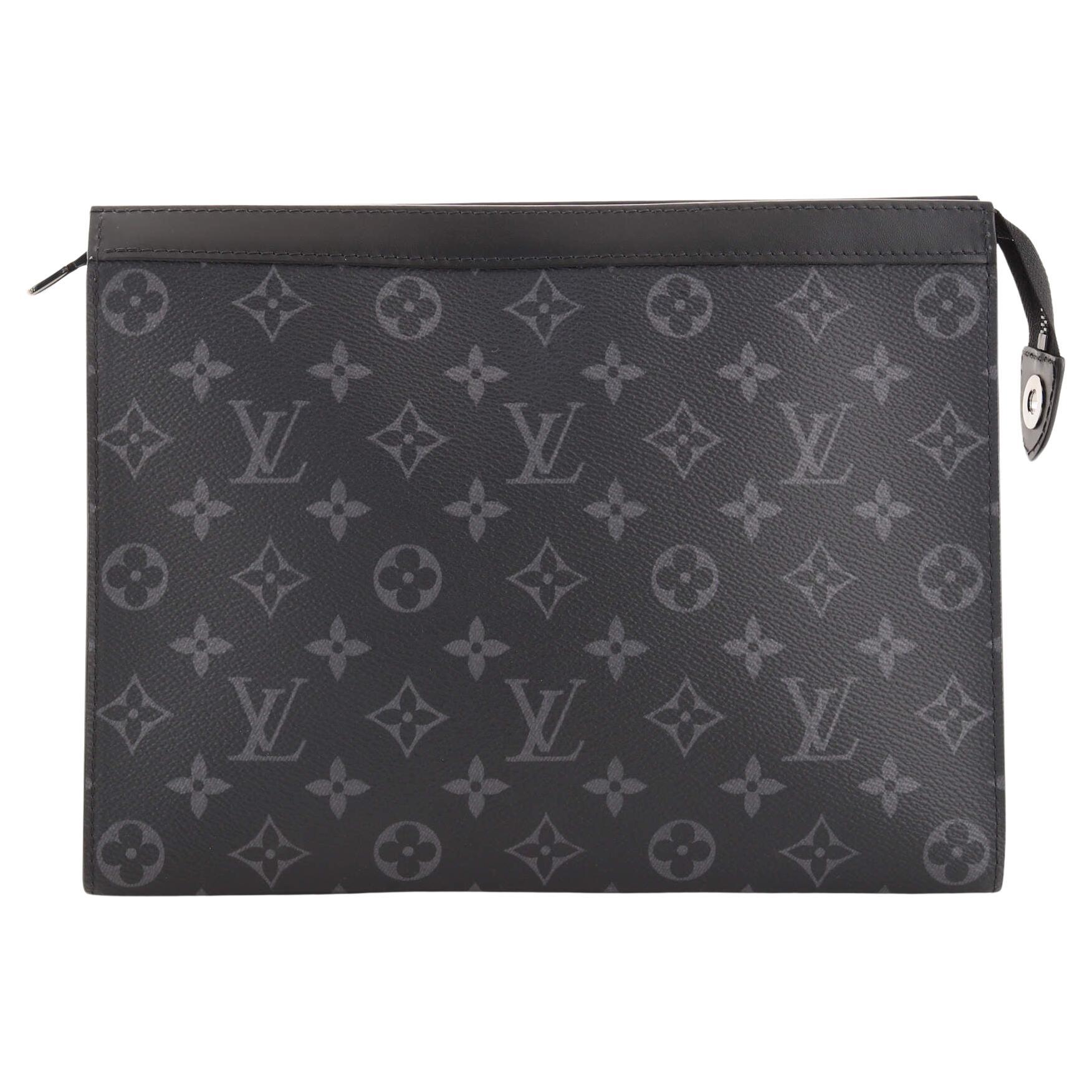 Louis Vuitton Pochette Voyage Monogram Eclipse Canvas MM