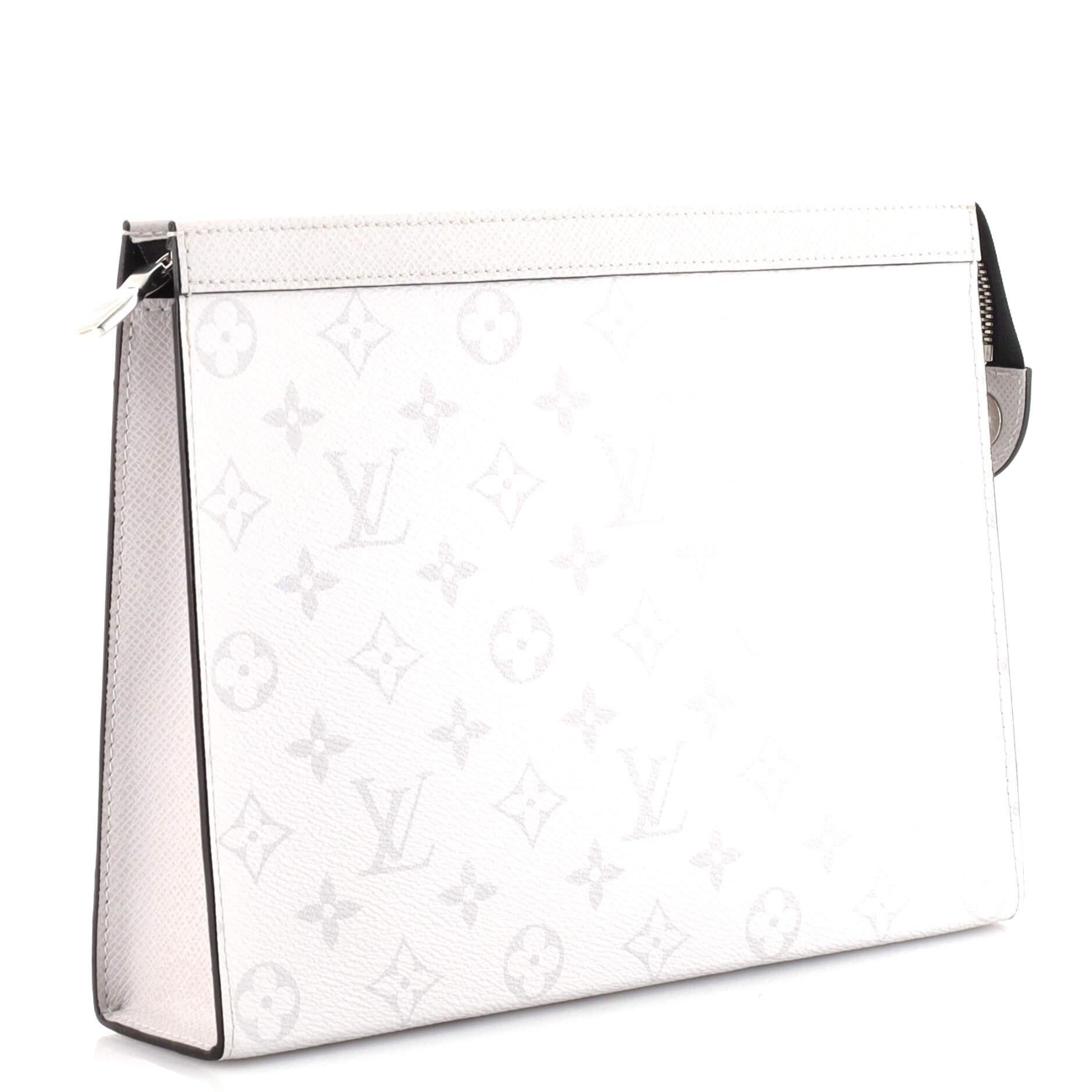 Louis Vuitton Pochette Voyage Monogram Taigarama MM In Good Condition In NY, NY